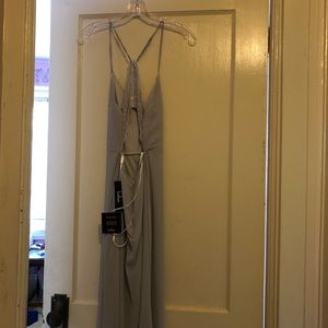 Light grey XS prom dress from LuLus never worn